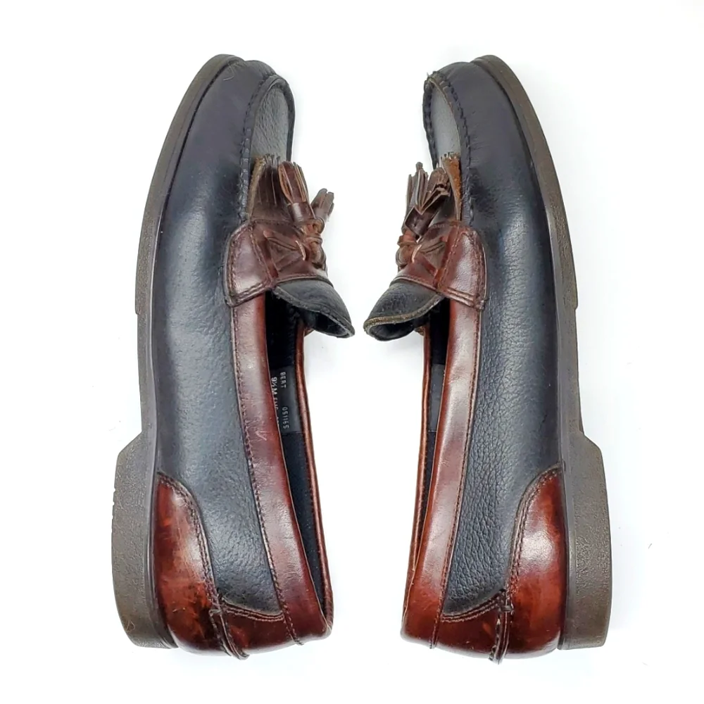 FREEMAN DDF Bert Leather Tassle Loafers EUC